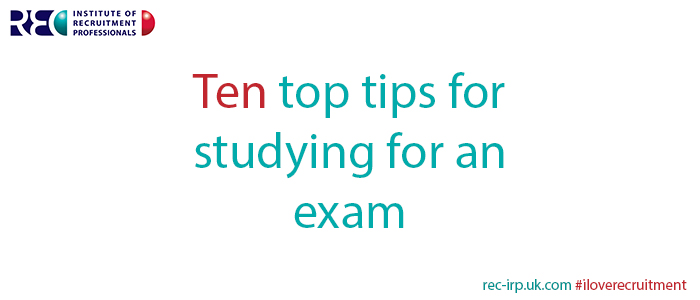 Ten top tips for studying for an exam image